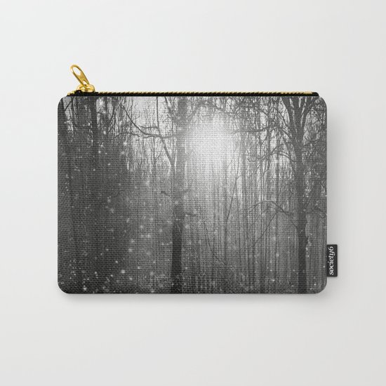 Black and White - In seed time learn, in harvest teach, in winter enjoy Carry-All Pouch