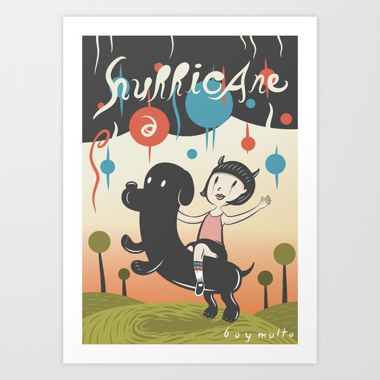 Hurricane! Art Print