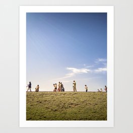 WORLD CUP 2014 way to the game Art Print