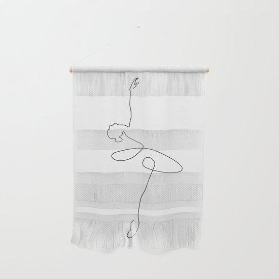Abstract Ballerina Wall Hanging By Explicitdesign Society6