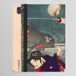 Princess Nadeshiko and the Robber Tsuchikuro (Toyohara Chikanobu) iPad Folio Case
