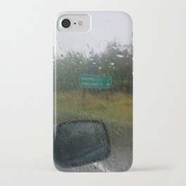 Rainy Drive iPhone Case