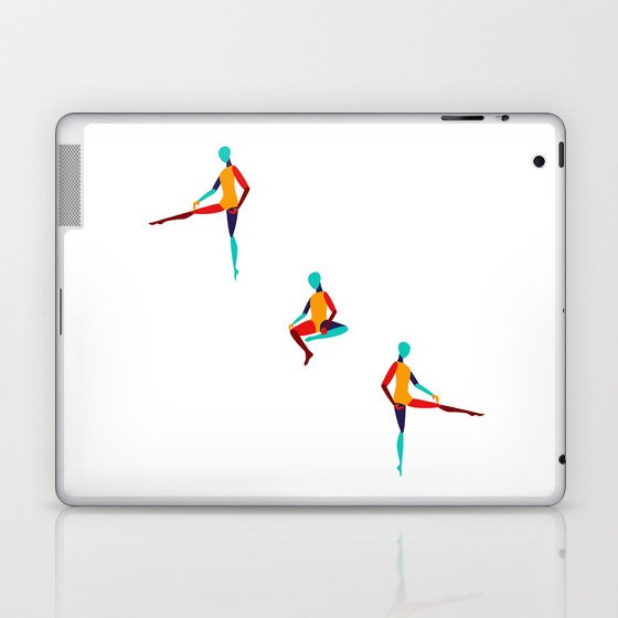 Modern minimal human art print Laptop & iPad Skin