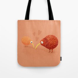 Kiwi Birds Together Tote Bag