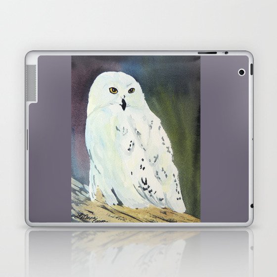 Snowy Owl Laptop & iPad Skin