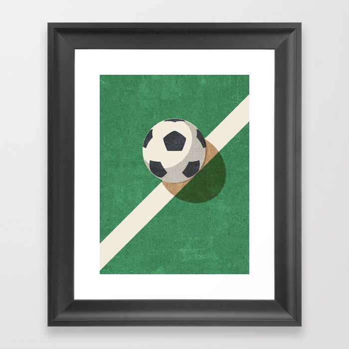 BALLS / Football Framed Art Print