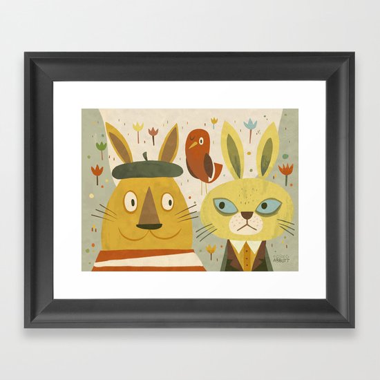 Frederic, Percy and Maxwell Framed Art Print
