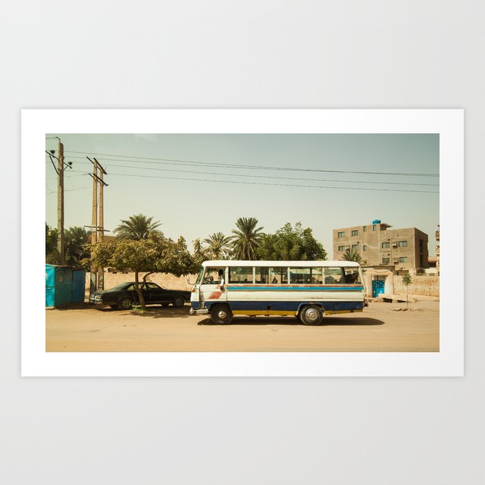 Khartoum bus Art Print