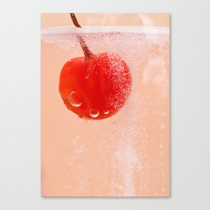 Cherry Soda Canvas Print