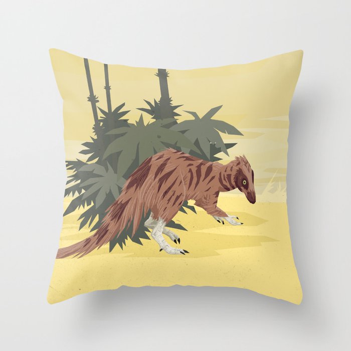 Staurikosaurus pricei Throw Pillow