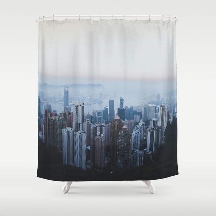 Hong Kong Shower Curtain By Lukegramphotos Society6