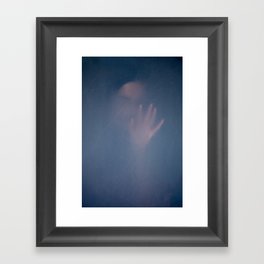 Frozen emotion Framed Art Print