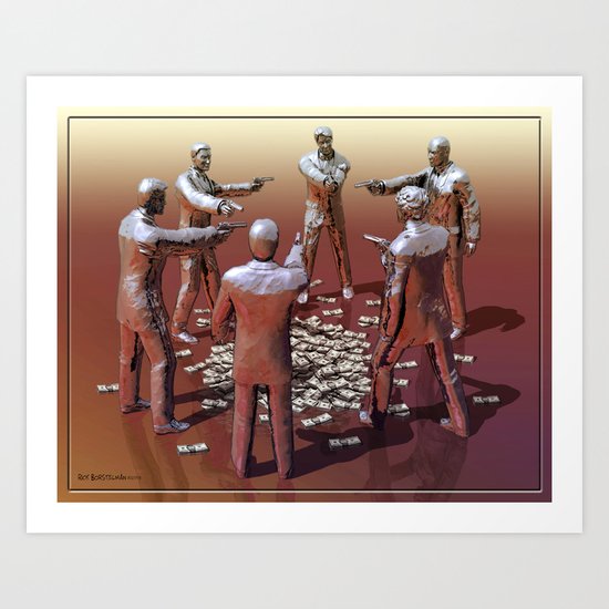 Don't Move Art Print