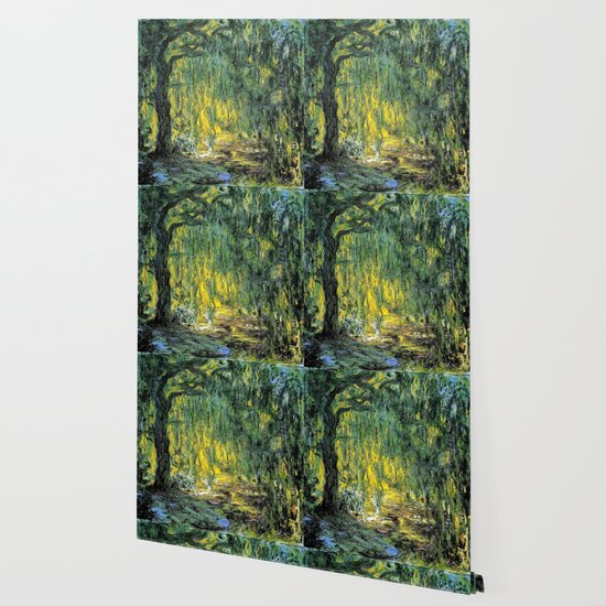 Weeping Willow By Claude Monet Wallpaper By Purelove Society6