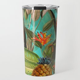 Vintage & Shabby Chic - Pineapple Tropical Garden Travel Mug