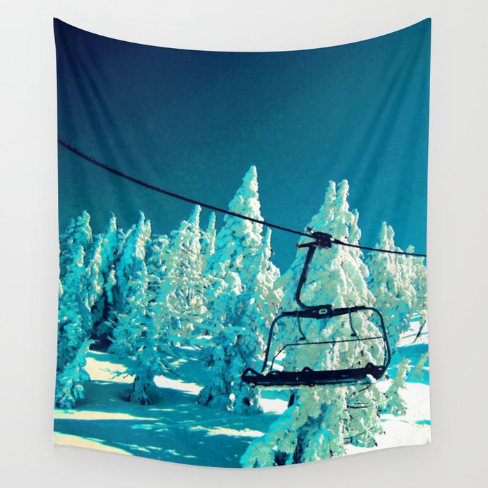 Northwest Chair Mt. Bachelor Wall Tapestry