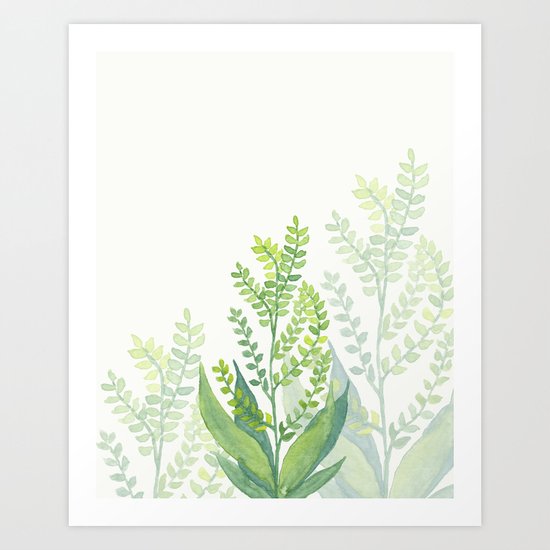 Botanical vibes 06 Art Print