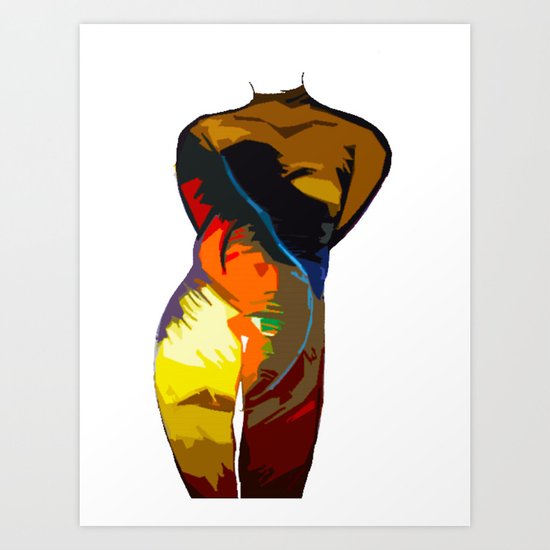 Feather Love Art Print