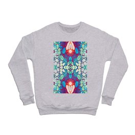 Emerald stained glass Crewneck Sweatshirt