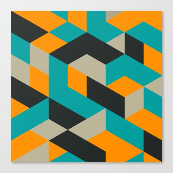 Tri V Canvas Print