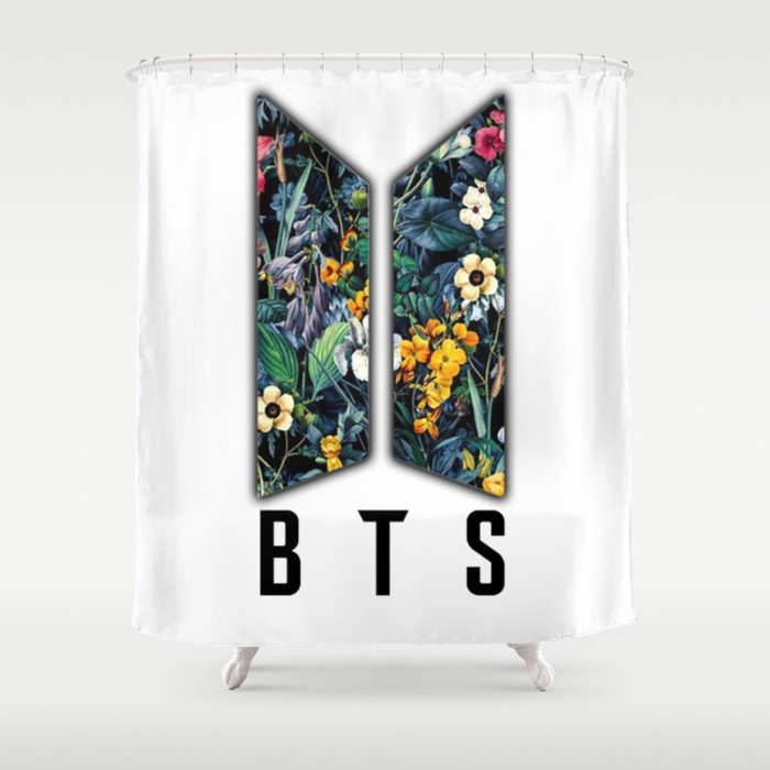 Flowers Bts Logo Shower Curtain By Skacung Society6