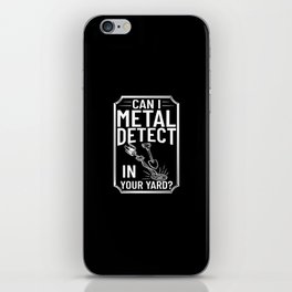 Metal Detector Underwater Metal Detecting Beginner iPhone Skin
