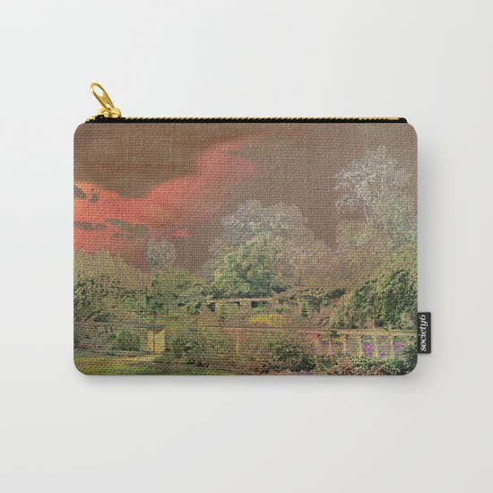 English Garden Sunset Carry-All Pouch