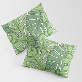 Tropical Forest Seamless Pattern Pillow Sham