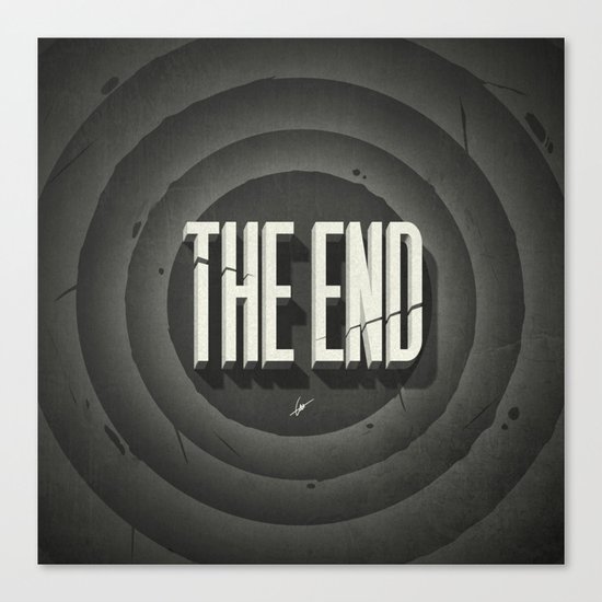 The End Canvas Print