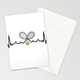 EKG TENNIS Stationery Card
