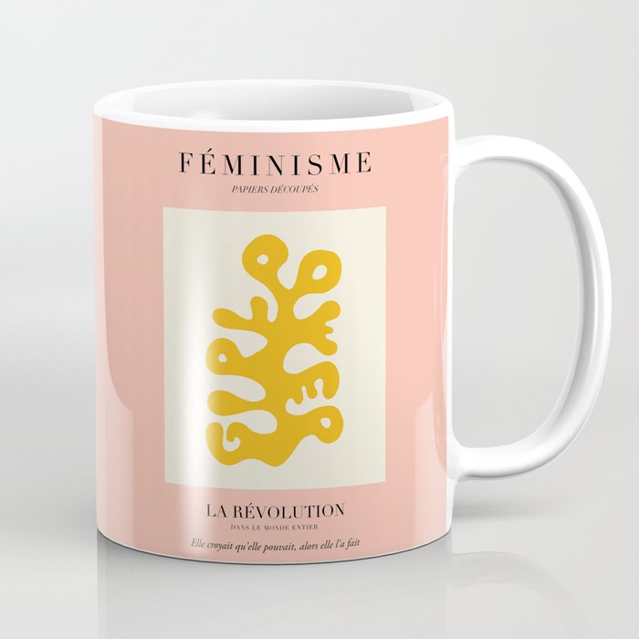 L'ART DU FÉMINISME III — Feminist Art — Matisse Exhibition Poster Coffee Mug