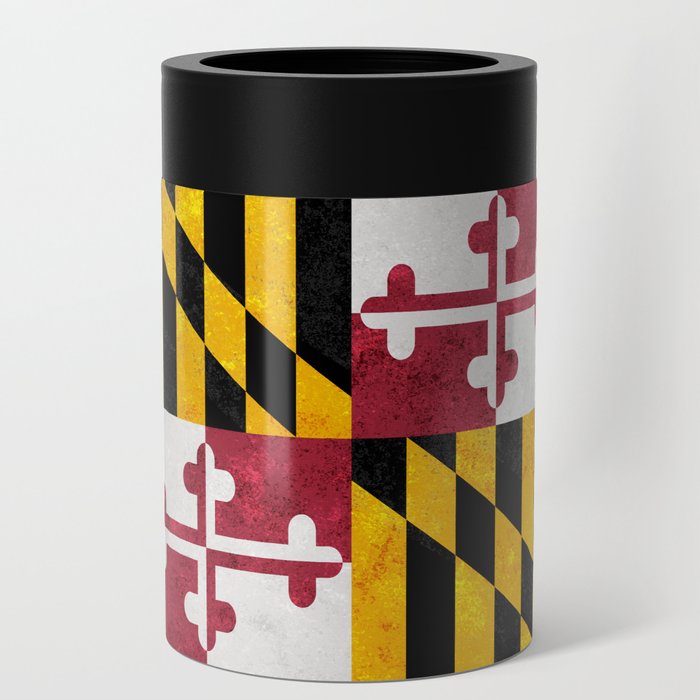 Maryland State Flag Can Cooler