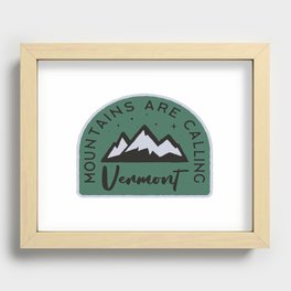 Vermont Mountains are Calling Recessed Framed Print