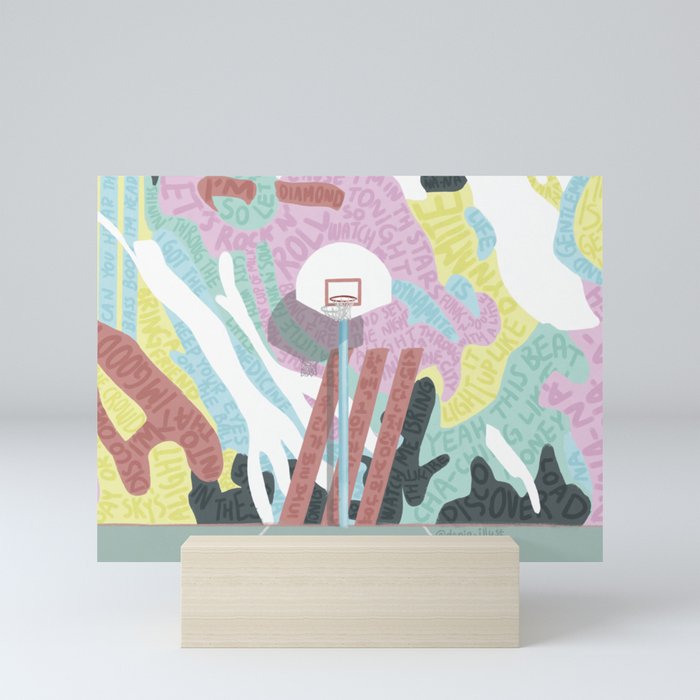 Dynamite, Basketball Playground Mini Art Print