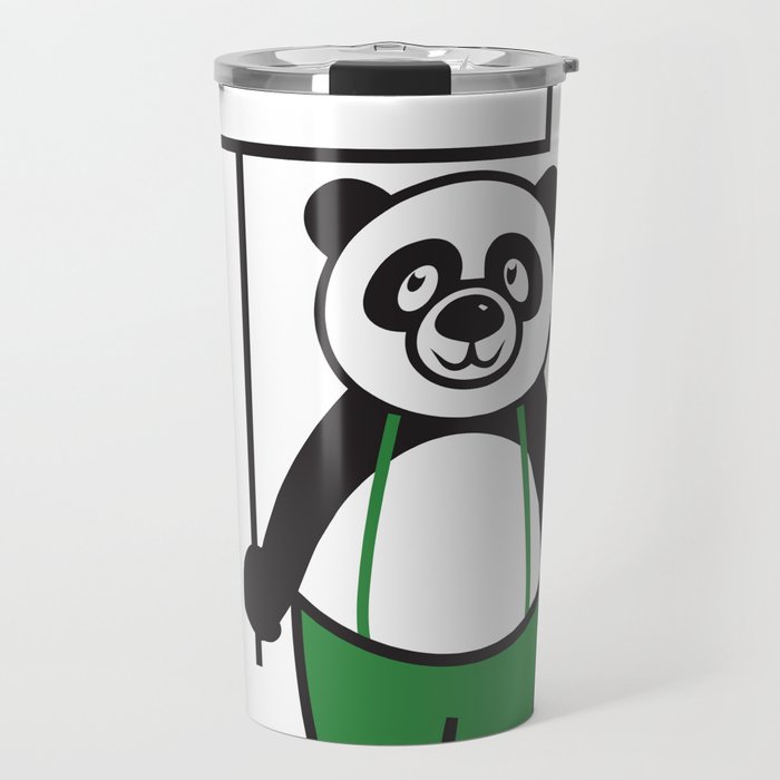 Panda Sign Travel Mug