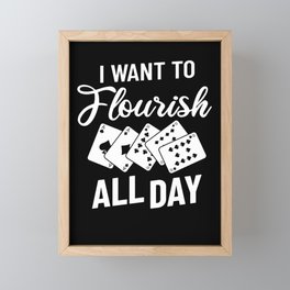 Cardistry Deck Card Flourish Trick Playing Cards Framed Mini Art Print