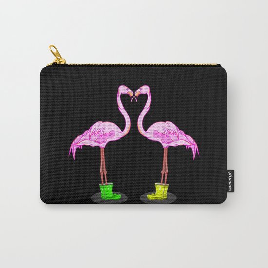 Flamingos Carry-All Pouch