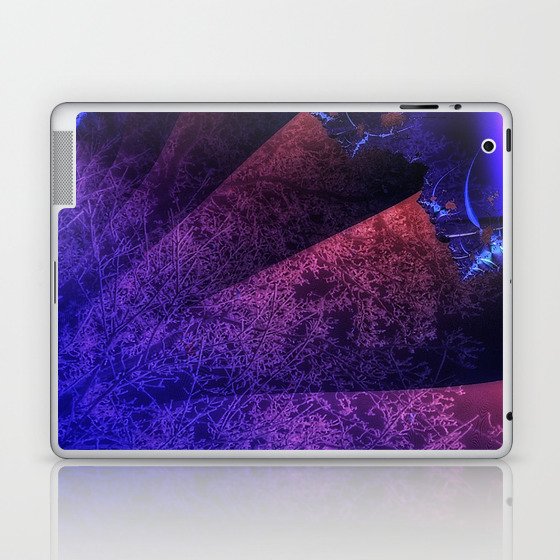 Pleated fantasy forest Laptop & iPad Skin