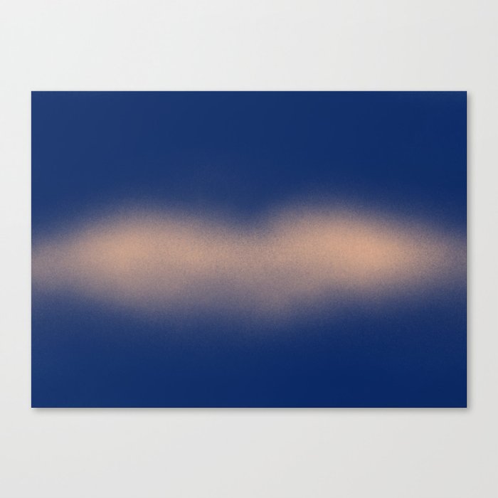 Beige cloud abstract Canvas Print