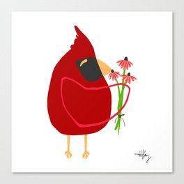 Little Cardinal Canvas Print