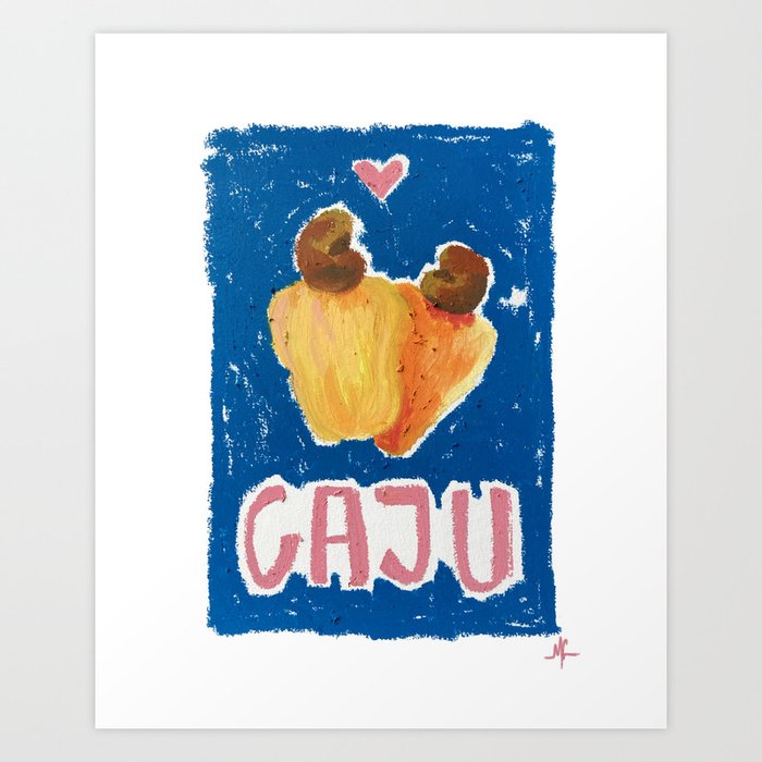 CAJU brazilian poster Art Print