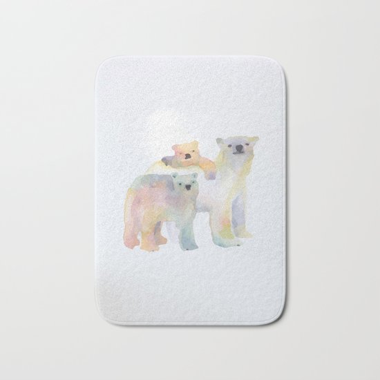 Polar bears Bath Mat
