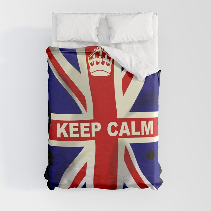 Keep Calm Union Jack Duvet Cover