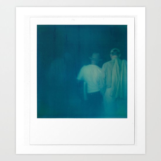 the polaroid tourists Art Print