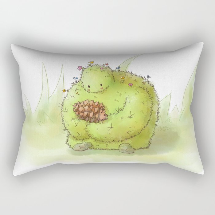 Mon Petit Monde Végétal Rectangular Pillow