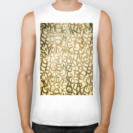 Din pattern Biker Tank