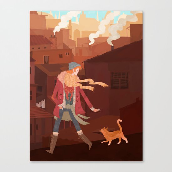 Feral Canvas Print
