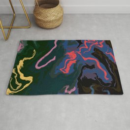 marbled / no.37 Area & Throw Rug