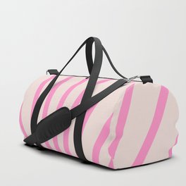 Le Soleil | 01 - Retro Sun Print Pink Aesthetic Preppy Decor Modern Abstract Sunshine Duffle Bag