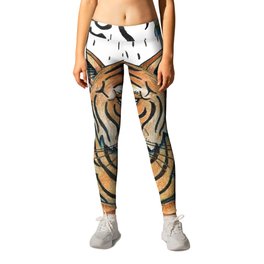 Zen Tiger:  Chinese astrology zodiac, Year of the Tiger Leggings
